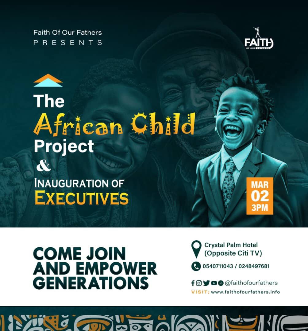 Read more about the article LAUNCH OF THE AFRICAN CHILD PROJECT